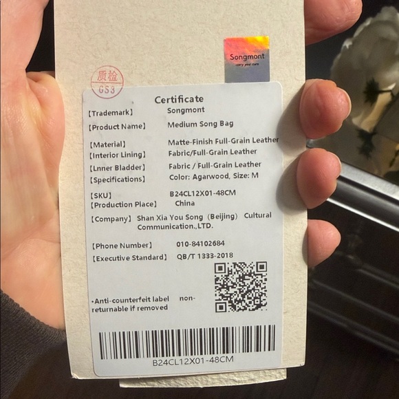 Songmont Rich Brown Crossbody Bag - Picture 5 of 5